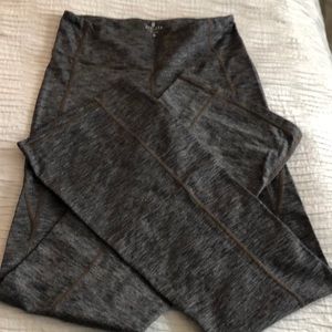 Athleta marled gray “bootleg “ yoga pants